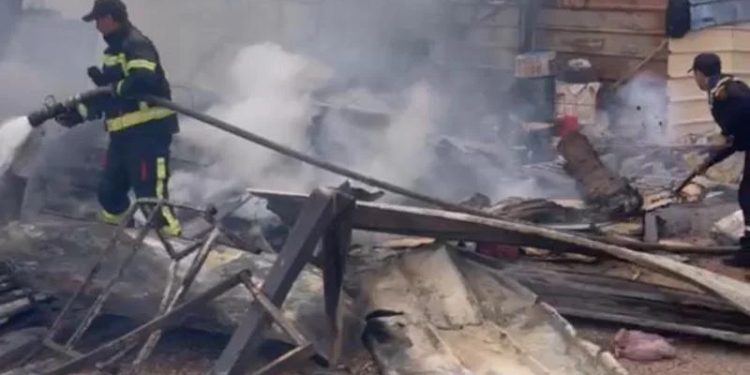 Incendie au marché au bétail de Laâyoune : plusieurs moutons périssent