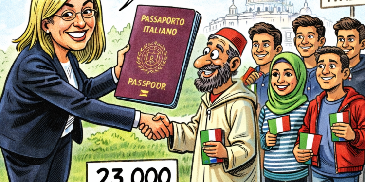 Naturalisations : 23.000 nouveaux Italiens d’origine marocaine en 2025