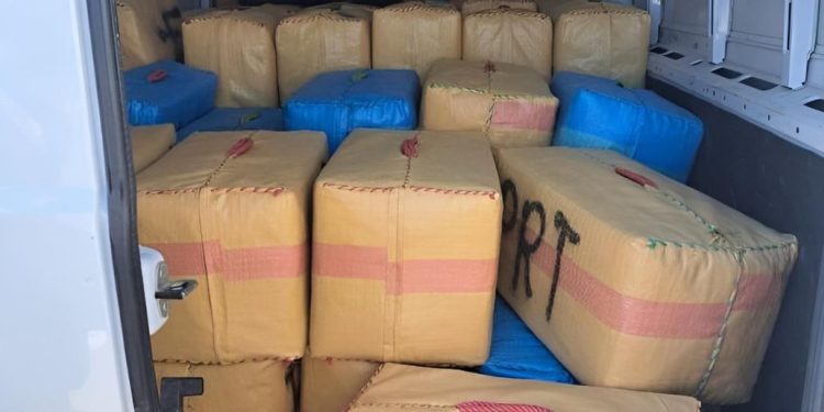 Bouskoura : la Gendarmerie Royale saisit 6 tonnes de chira dans une opération antidrogue