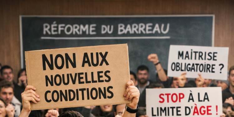 La colère des étudiants en droit