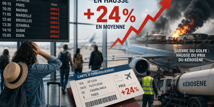 Les prix des billets d&rsquo;avions s&rsquo;envolent