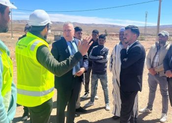 Figuig : le gouverneur inspecte le chantier du barrage Kheng Grou et les projets structurants de la province