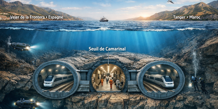 Tunnel Maroc-Espagne : le vieux rêve transméditerranéen entre dans une phase de concrétisation