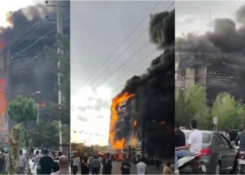 Huit morts dans le violent incendie d’un centre commercial près de Téhéran