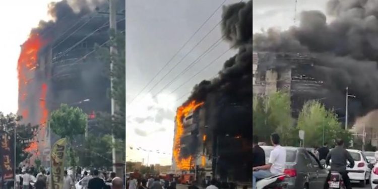 Huit morts dans le violent incendie d’un centre commercial près de Téhéran