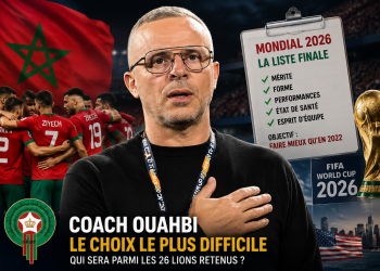 Les Lions dans l&rsquo;attente du verdict du coach Ouahbi