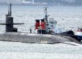 Face à l&rsquo;Iran, un sous-marin nucléaire géant de Washington apparaît à Gibraltar