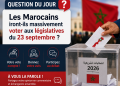 Question du jour : les Marocains iront-ils massivement voter aux législatives du 23 septembre ?