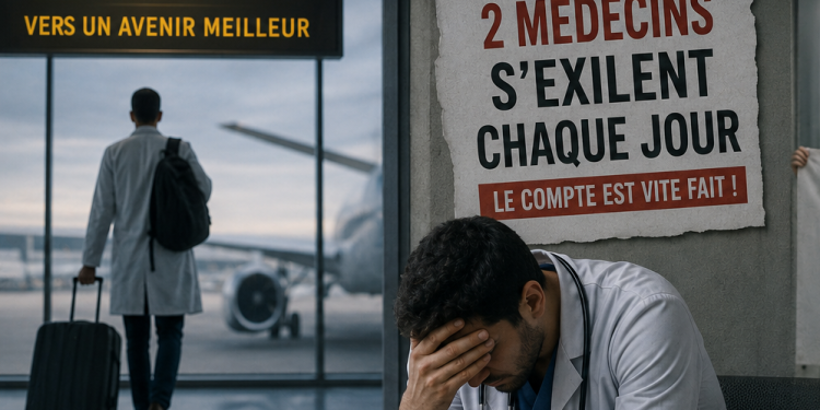 Deux médecins quittent le pays chaque jour