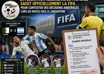 Après la victoire de l&rsquo;Argentine, l&rsquo;Algérie dénonce l&rsquo;arbitrage devant la FIFA