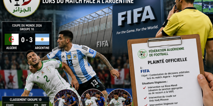 Après la victoire de l&rsquo;Argentine, l&rsquo;Algérie dénonce l&rsquo;arbitrage devant la FIFA