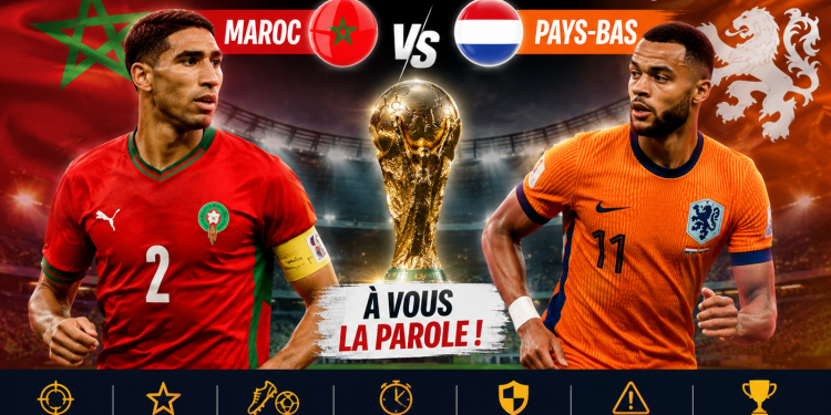 Question du jour : Vos pronostics pour Maroc – Pays-Bas ?