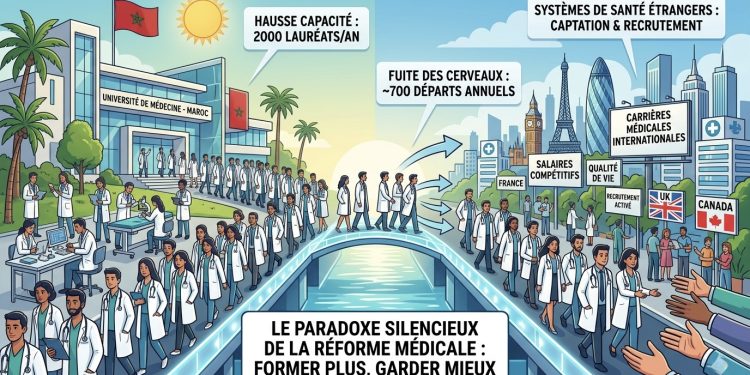 Le Maroc forme, les autres recrutent : le paradoxe silencieux de la réforme médicale