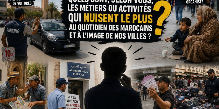 Question du jour : Quels sont, selon vous, les métiers ou activités qui nuisent le plus au quotidien des Marocains et à l&rsquo;image de nos villes ?