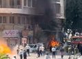 Deux explosions près de l&rsquo;hôtel de Macron à Damas lors de sa visite historique en Syrie