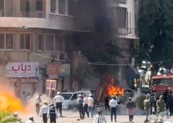 Deux explosions près de l&rsquo;hôtel de Macron à Damas lors de sa visite historique en Syrie