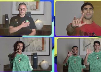 Du Mexique, les Lions de l&rsquo;Atlas adressent un message touchant aux enfants de la Fondation Lalla Asmaa