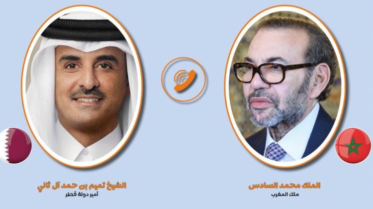 Le Roi Mohammed VI et l'Émir du Qatar  - 1