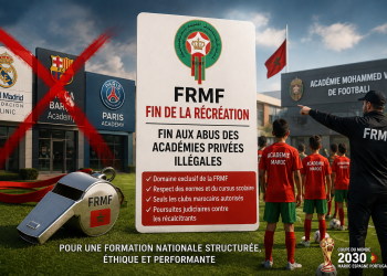 La Fédération du Football met fin aux Académies privées