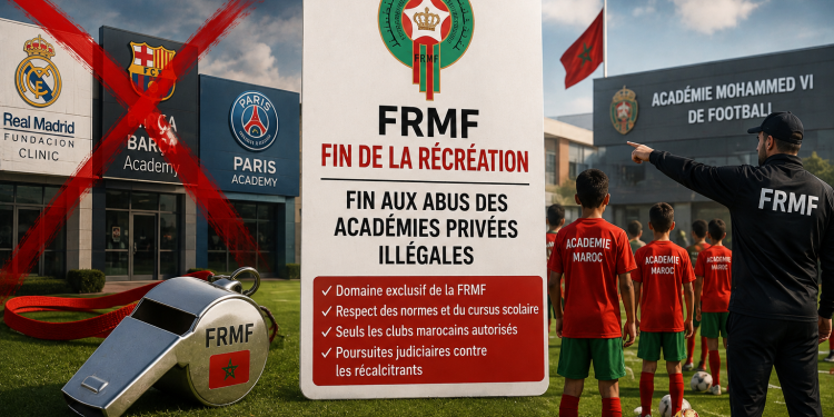 La Fédération du Football met fin aux Académies privées