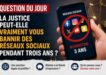 Question du Jour : La justice peut-elle vraiment vous bannir des réseaux sociaux pendant trois ans ?