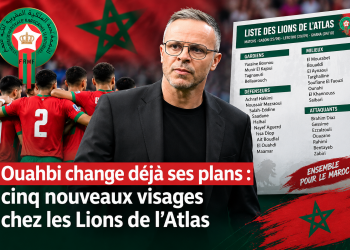 Le Coach Ouahbi change déjà ses plans : cinq nouveaux visages chez les Lions