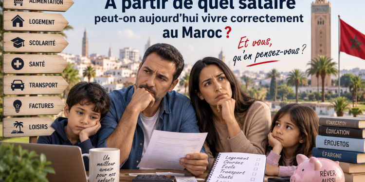 Question du jour : À partir de quel salaire peut-on aujourd’hui vivre correctement au Maroc ?
