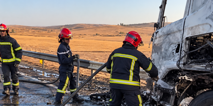 Spectaculaire incendie d’un camion-citerne sur la route de Berrechid