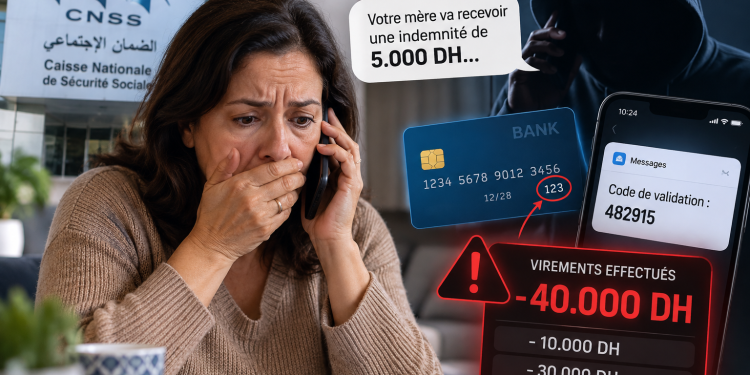 Escroquerie par téléphone : elle livre tous ses codes et voit disparaître 40.000 DH