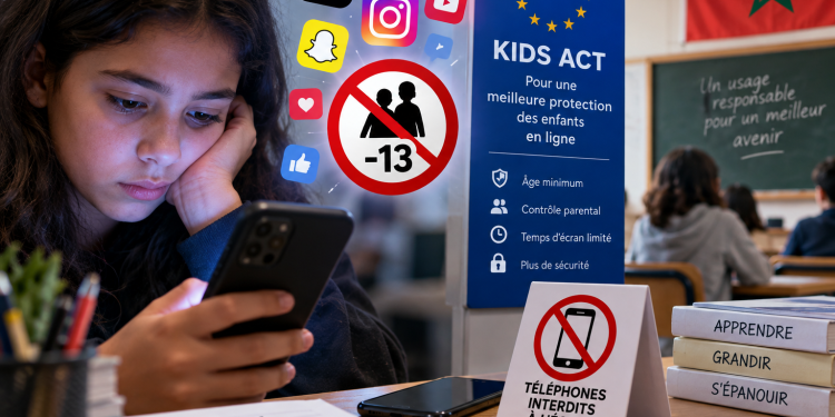 Enfants et réseaux sociaux : le Maroc doit-il suivre l’Europe ?