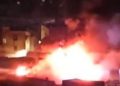 Fès : un incendie ravage le souk Hafat Moulay Idriss