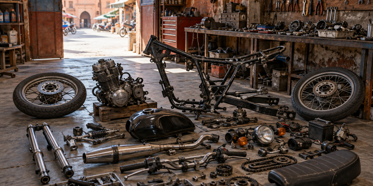 Marrakech : des motos volées démontées dans des ateliers clandestins