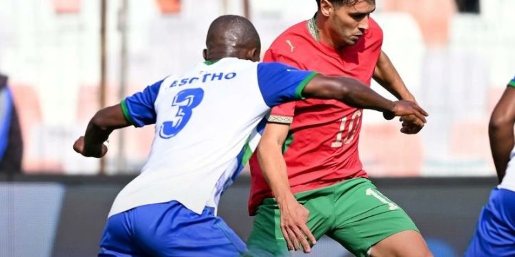 Le Maroc s&rsquo;impose 2-0 face au Lesotho en éliminatoires