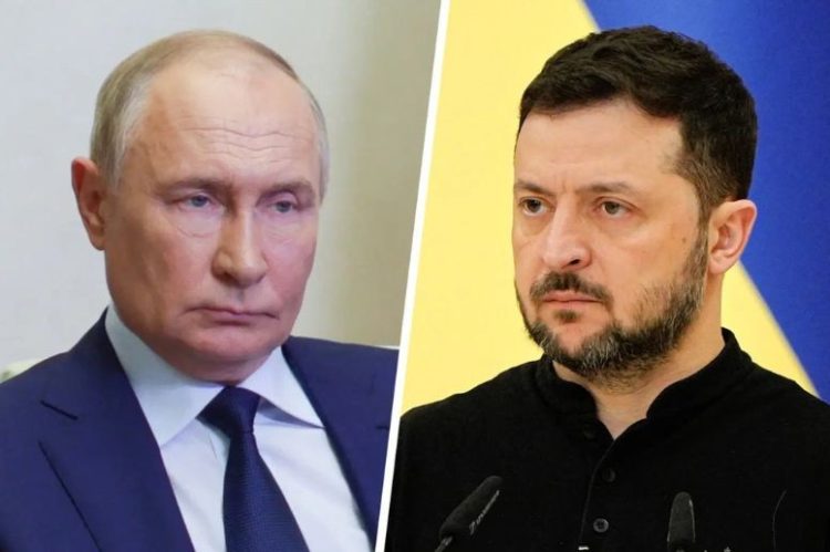 Zelensky et Poutine  - 1