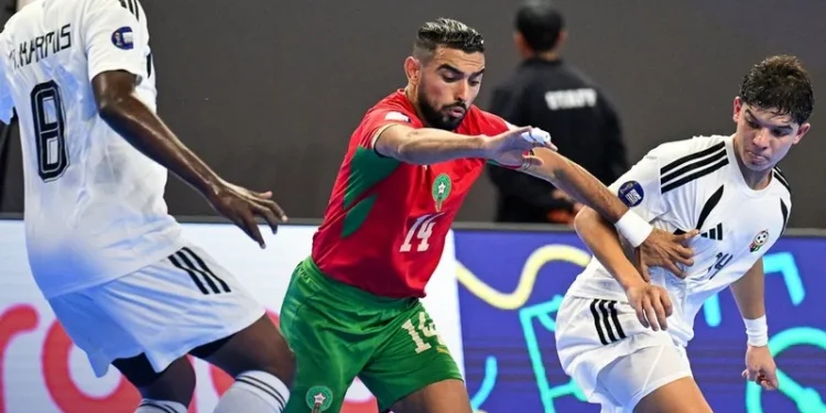 CAN de futsal : le Maroc surclasse la Libye, les Lions terminent les poules en patrons