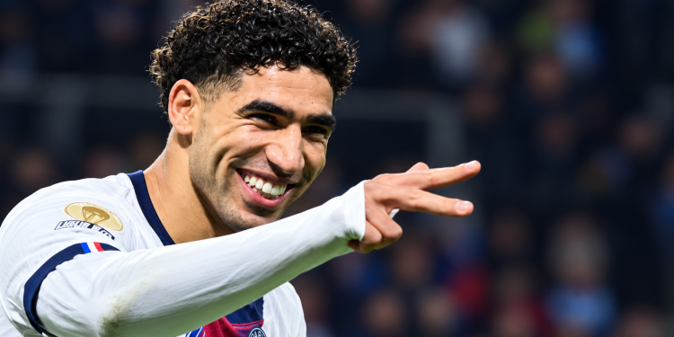 Trois buts, deux passes décisives et un 10/10 : la soirée parfaite d’Achraf Hakimi