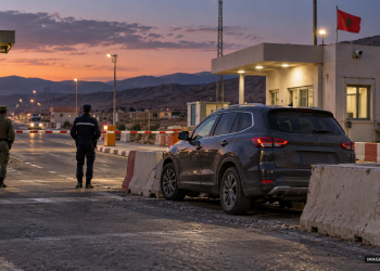 Oujda : un 4×4 percute le barrage frontalier de Zouj Bghal