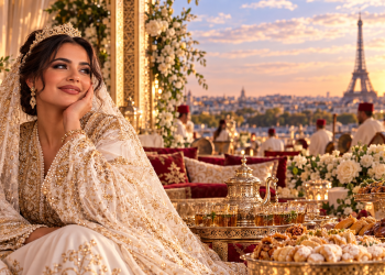 Hommage à la mariée marocaine à Paris