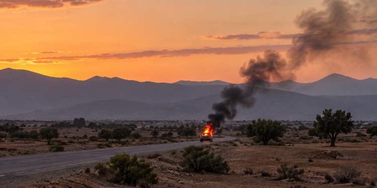 Séquestré dans le coffre de son taxi incendié : un chauffeur survit à l’horreur